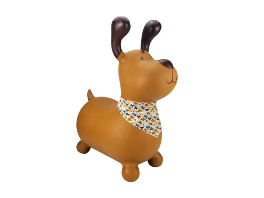 Plush Bouncy Rider Pudding The Dog - Fun and cute toy for kids at home