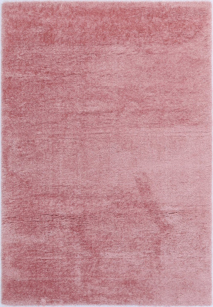 Brendon Pink Shaggy Rug - Soft, cozy rug perfect for kids rooms, adding warmth and comfort.