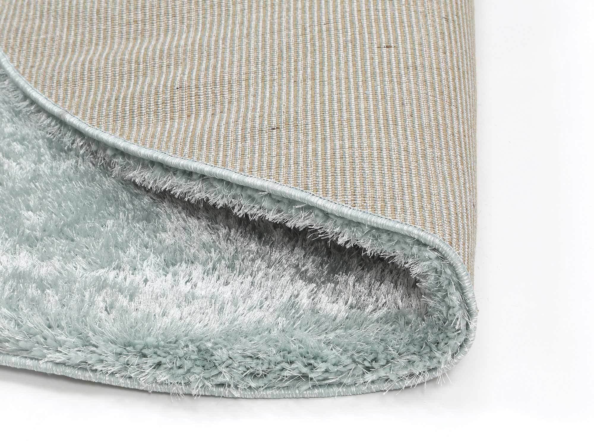 Brendon Teal Shaggy Round Rug