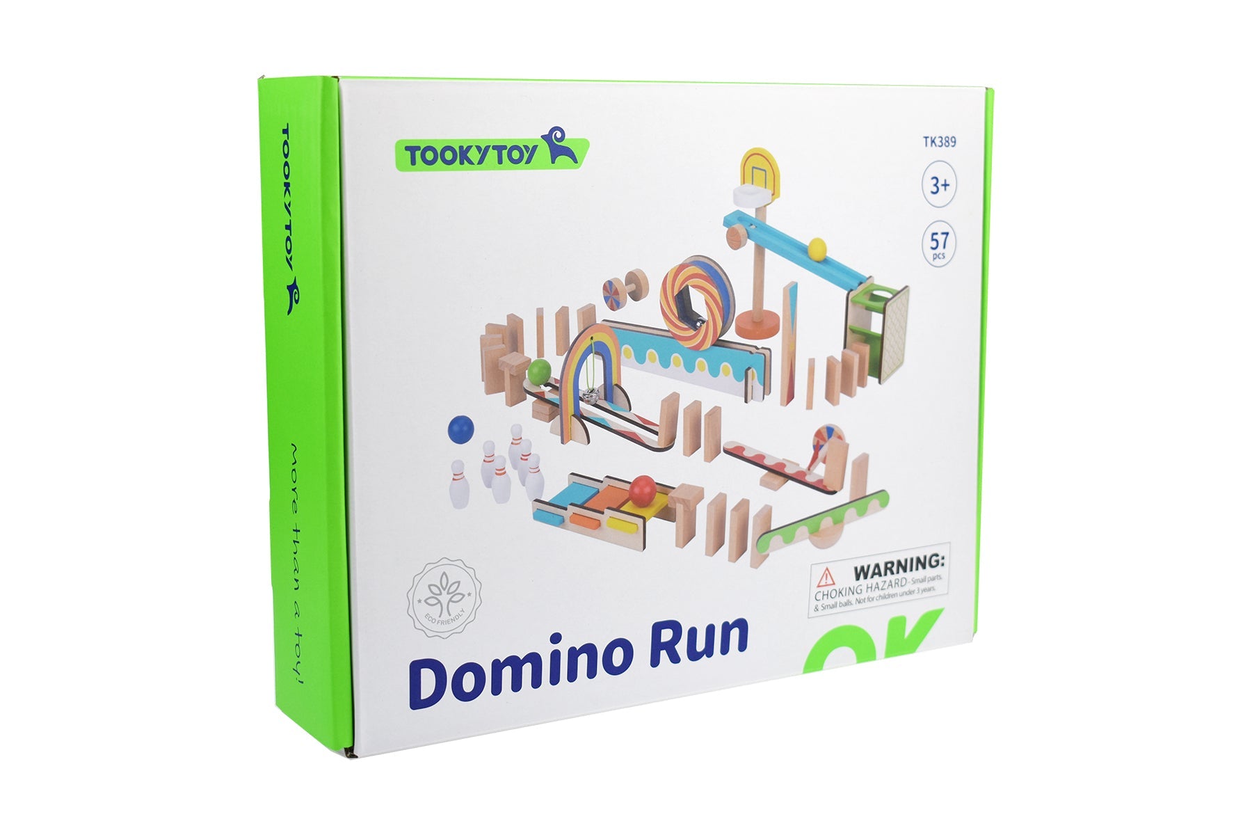 Build Endless Kinetic Fun with Tooky Toy Dominoes Run Building Set - Large
