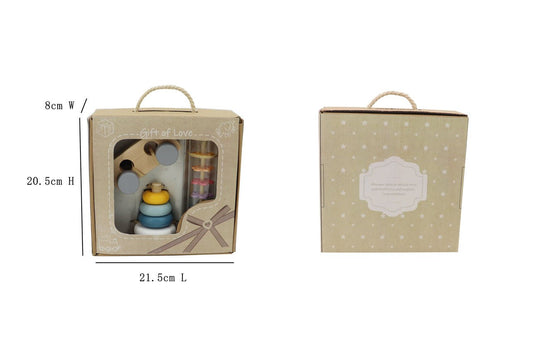 Adorable baby gift set with calming essentials for a peaceful nursery ambiance.