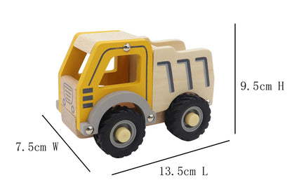 Colorful dump truck toy for kids, promoting calm play and breezy adventures at home.