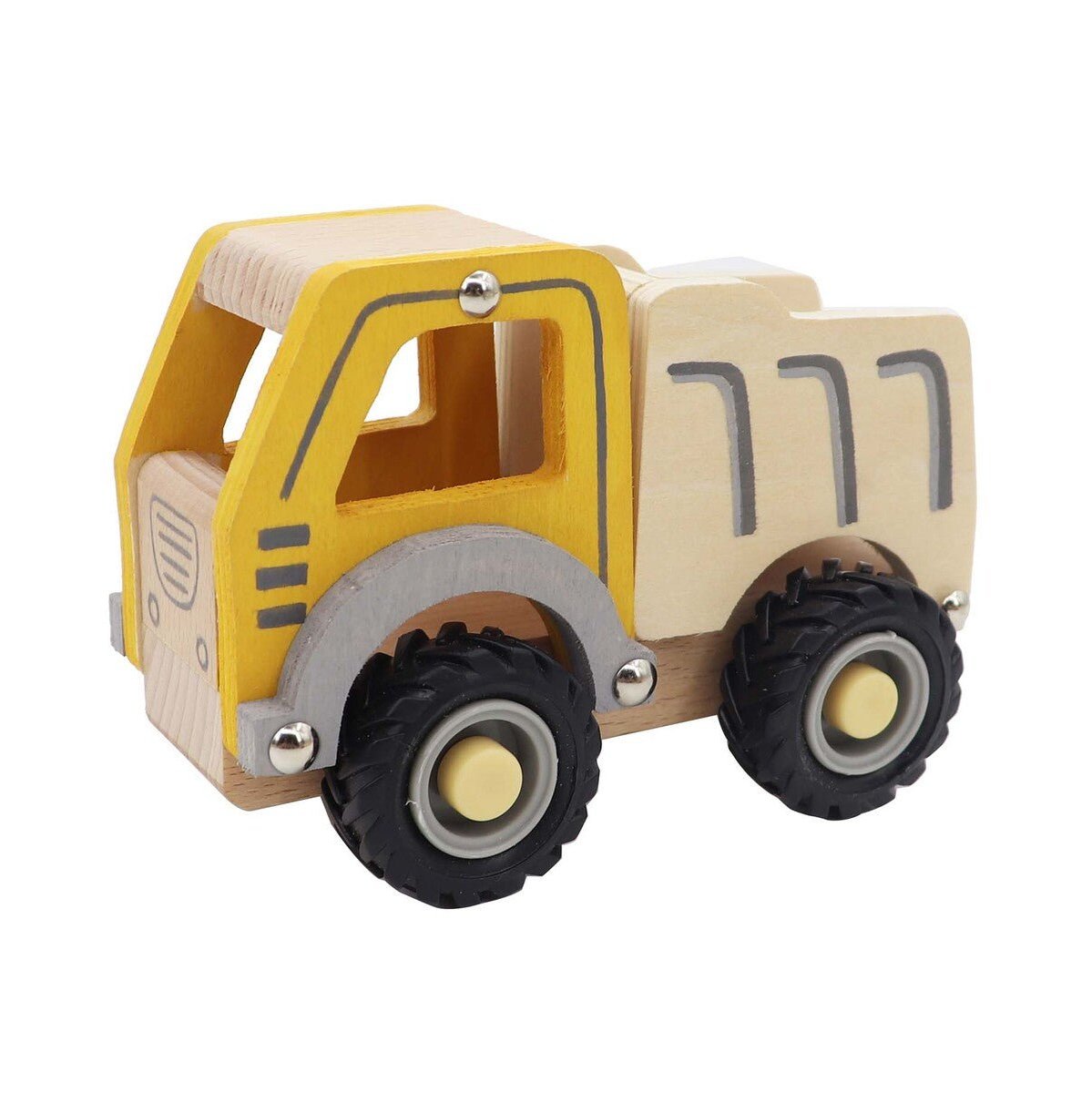 Colorful dump truck toy with calm and breezy design, perfect for imaginative play at home