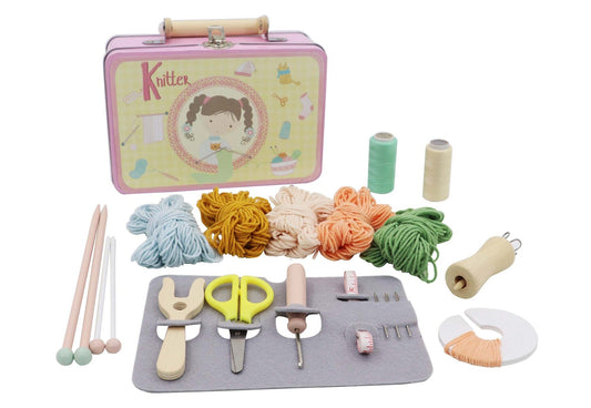 Calm and Breezy Knitting Kit for kids to spark creativity at home.