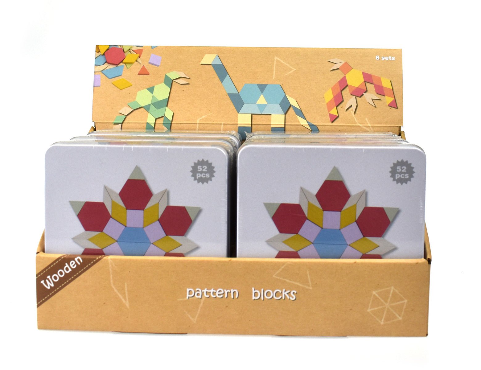 Calm and Breezy Pattern Blocks In Tin Box