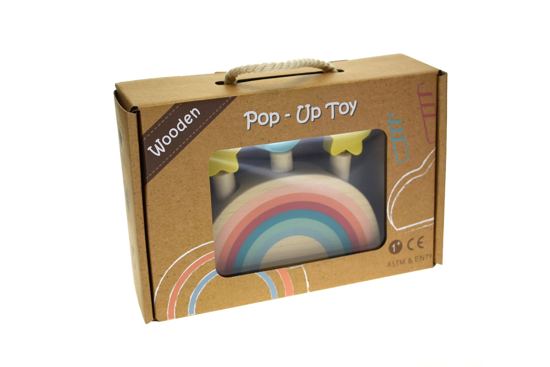 Calm and Breezy Pop Up Toy Rainbow