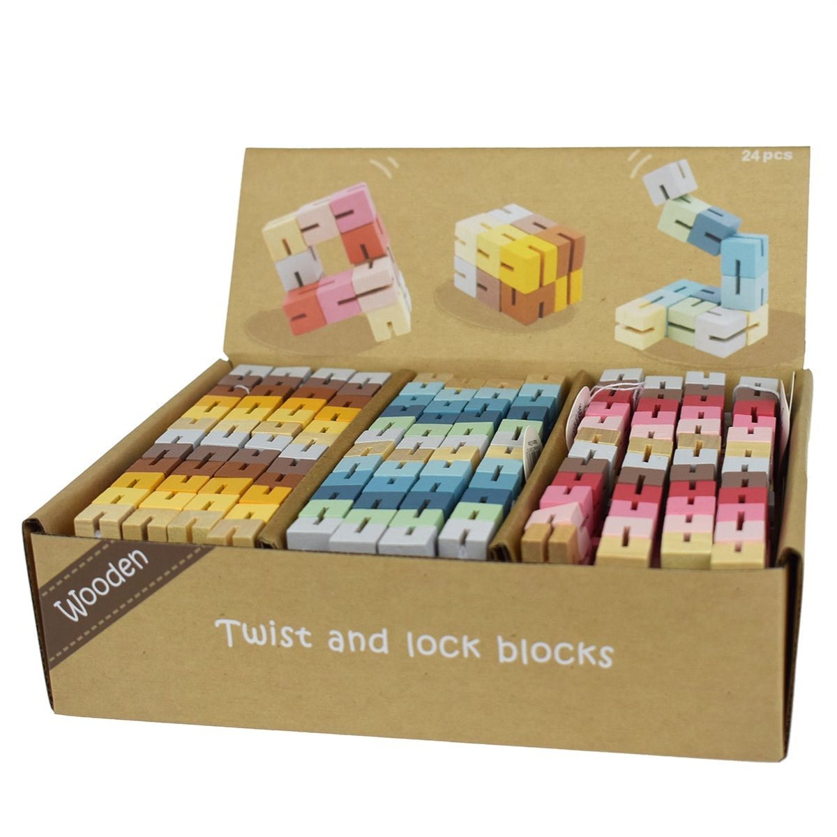 Calm & Breezy Twist & Lock Blocks by Kaper Kidz – Kids Mega Mart