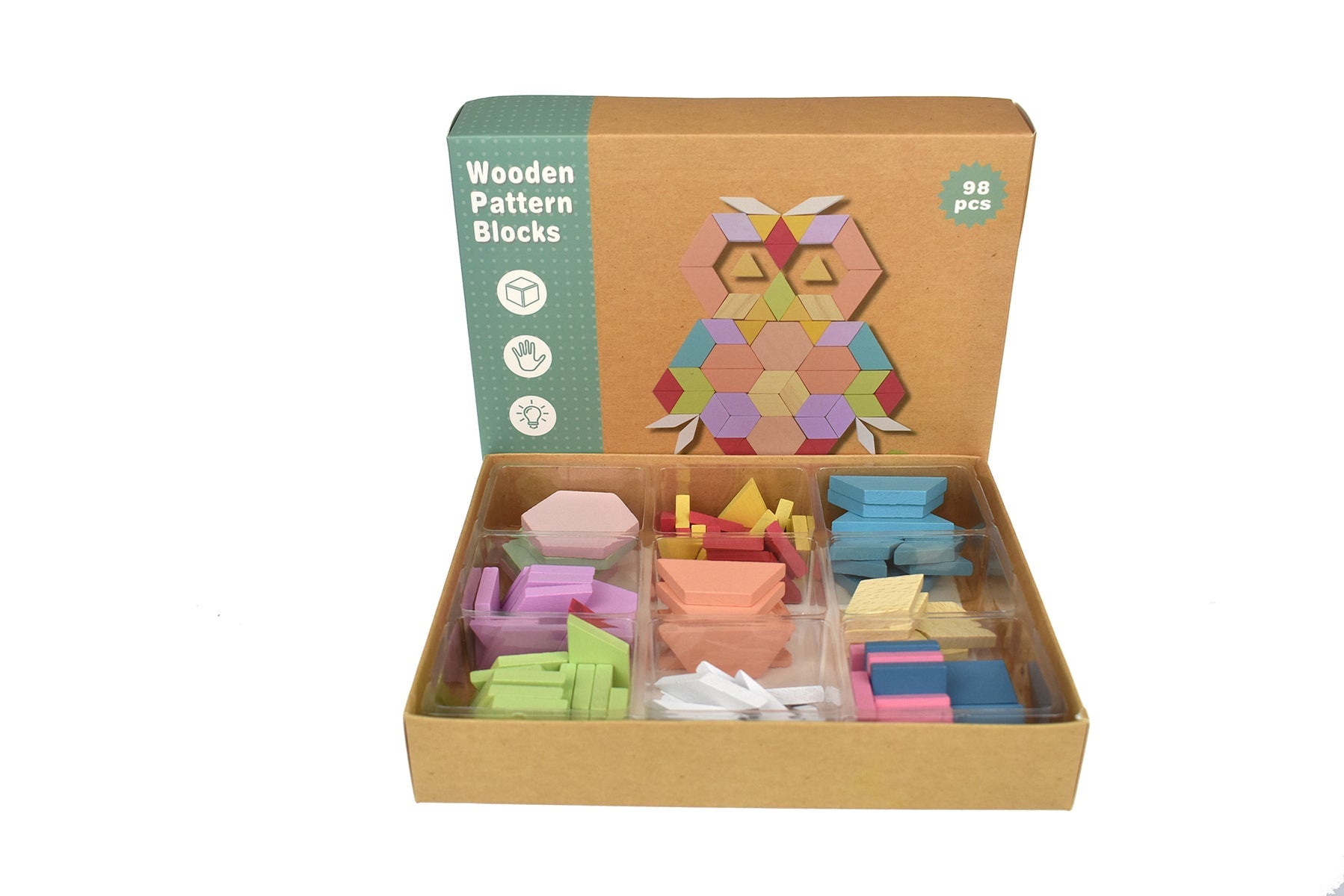 Calm and Breezy Wooden Pattern Blocks