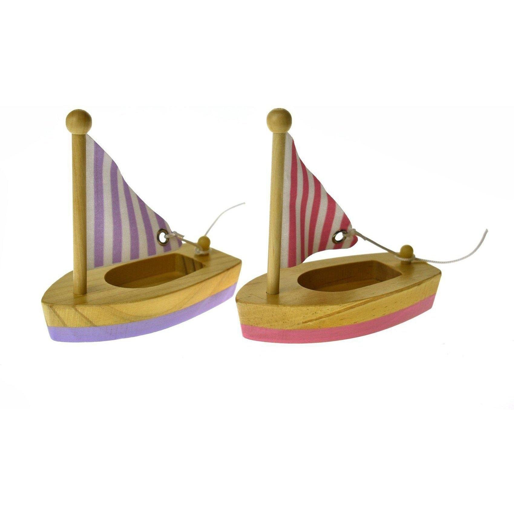 Calm and Breezy Wooden Small Sailboat