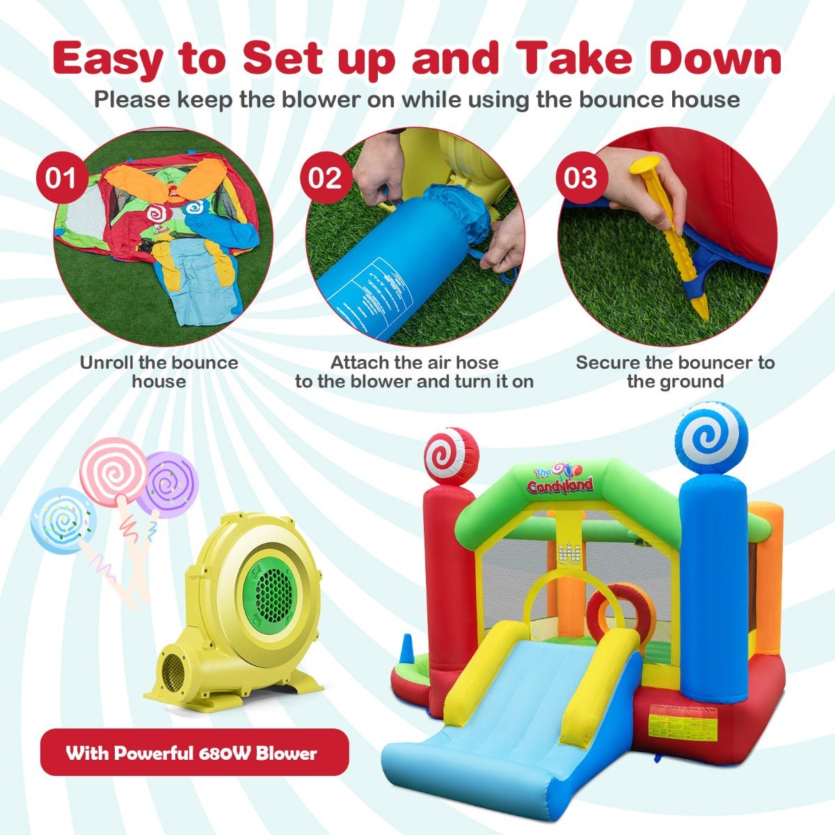 Candy Land Bounce House - Your Destination for Fun