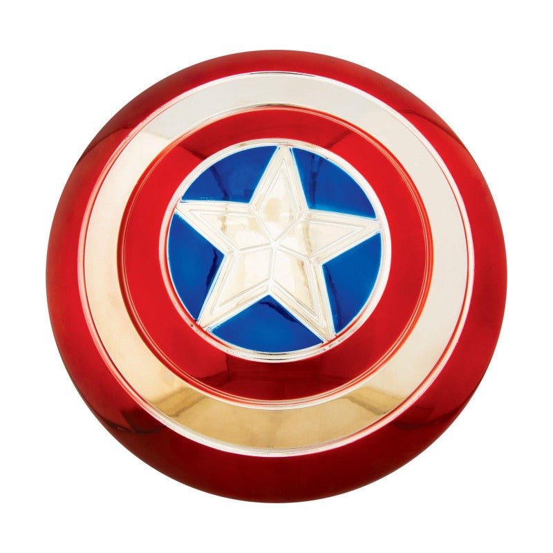 Captain America Electroplated Metallic 12 Inch Shield