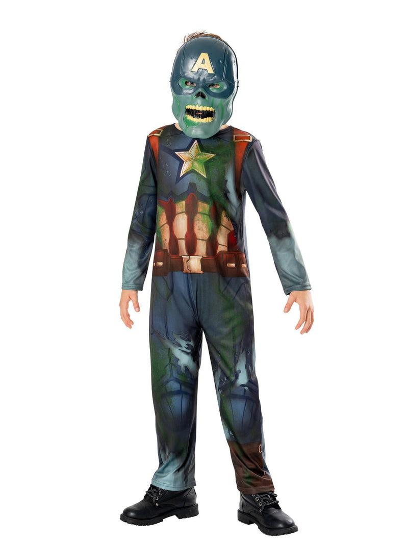 Captain America What If?  Zombie Deluxe Costume Kids