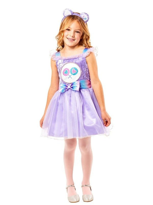 Care Bears Share Bear Tutu Dress Costume for Kids, ideal for playful dress-up at home.