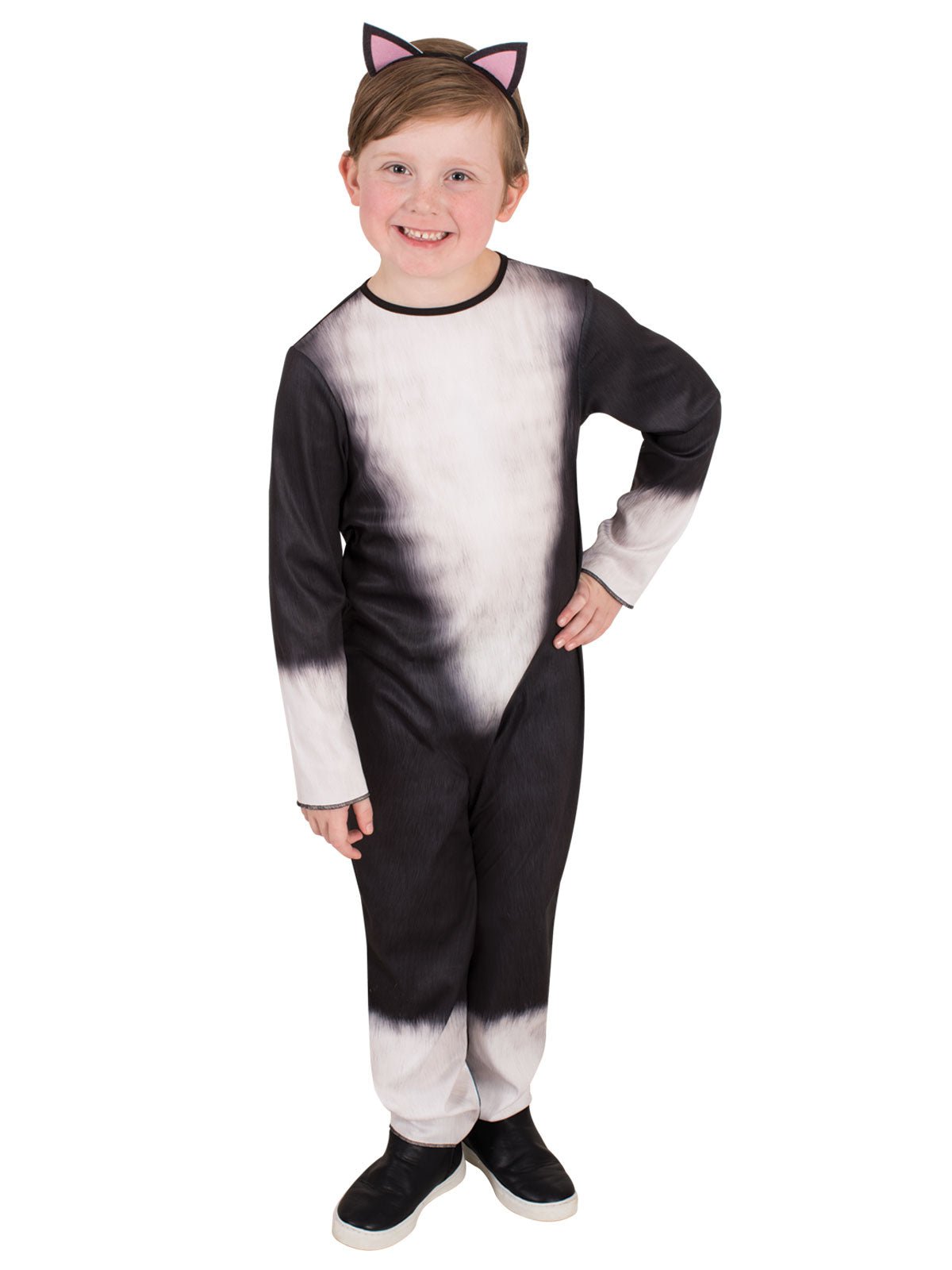 Adorable Cat Costume for kids, complete with digitally printed
