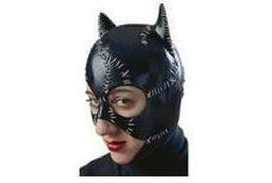 DC Comics Catwoman latex mask for kids dress-up and playtime fun at home.