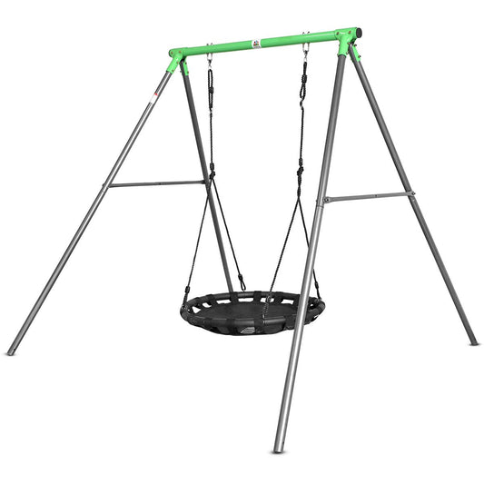 Adjustable height metal nest swing set for kids by Lifespan Kids - home entertainment.