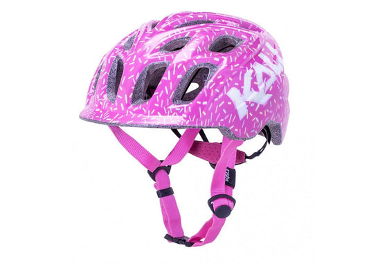 Chakra Child Pink Sprinkles Bike Helmet for Kids XS - Protective safety gear for cycling.