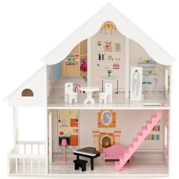 Cozy Dollhouse Living Room Set