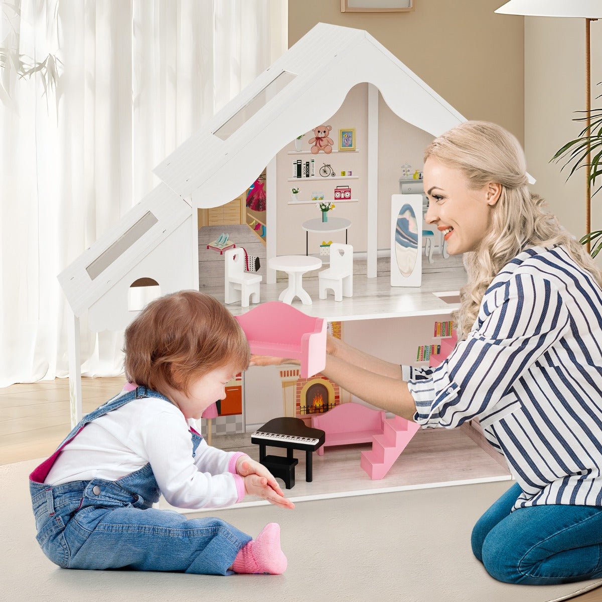 Dollhouse Design and Play Set