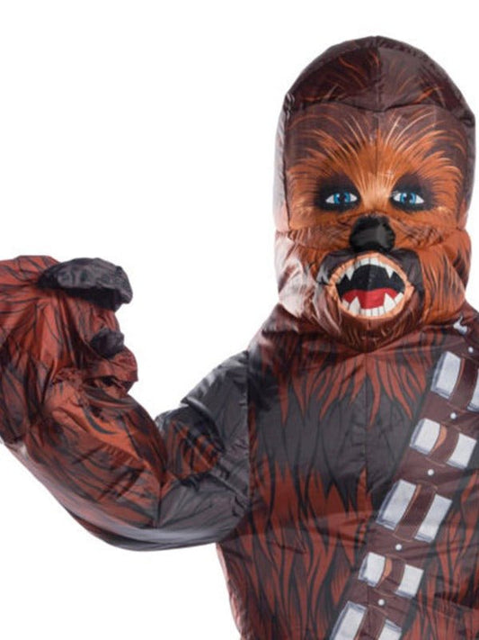 Inflatable Chewbacca costume for adults | ideal for Star Wars-themed childrens parties at home.