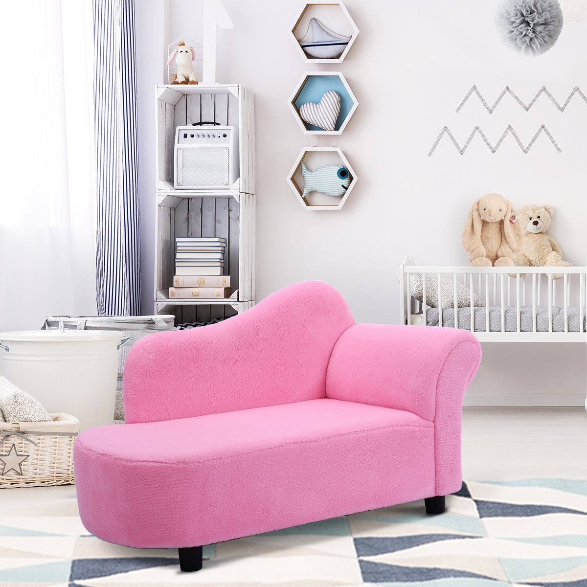 Children's Sofa with Armrest: Contemporary Comfort for Living Rooms