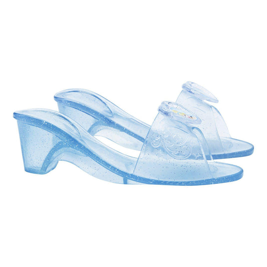 Disney Cinderella glitter jelly shoes ideal for kids role play and imaginative playtime.