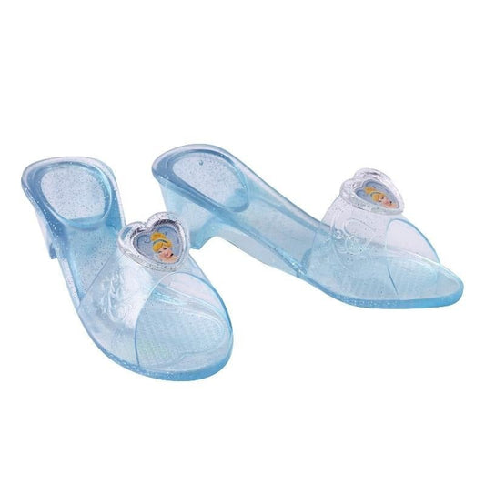 Disney Cinderella Glitter Jelly Shoes - sparkly princess shoes for childrens imaginative play at home.