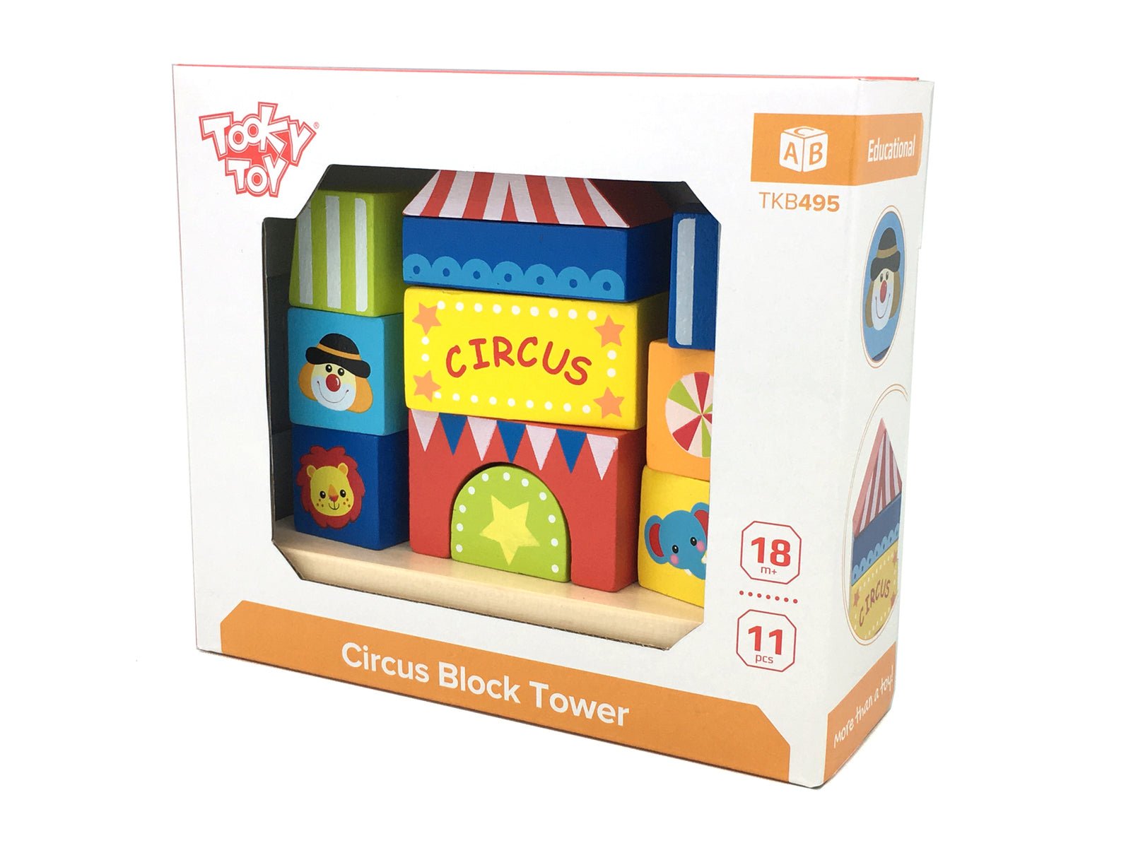 Circus Block Tower Toy Australia