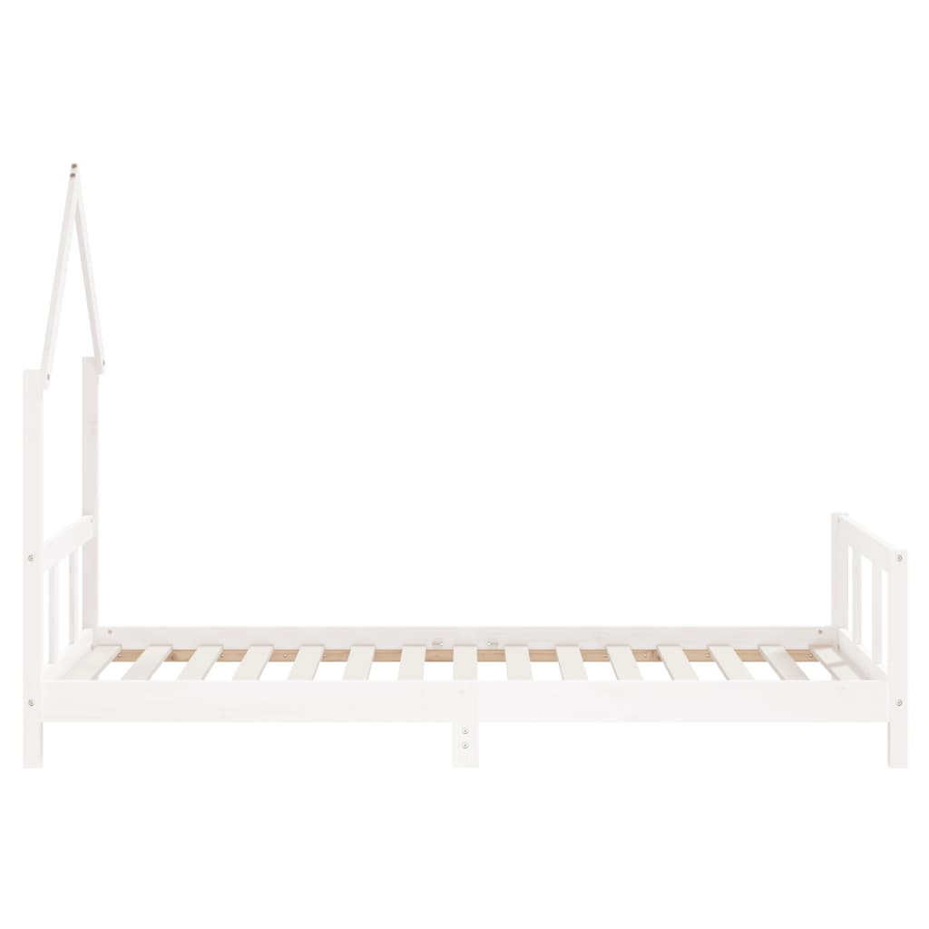 Kids Classic White House Bed Frame | Sturdy solid pine single bed for charming bedrooms.