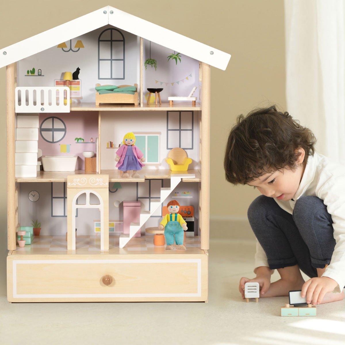 Mini Villa World Doll House for Kids