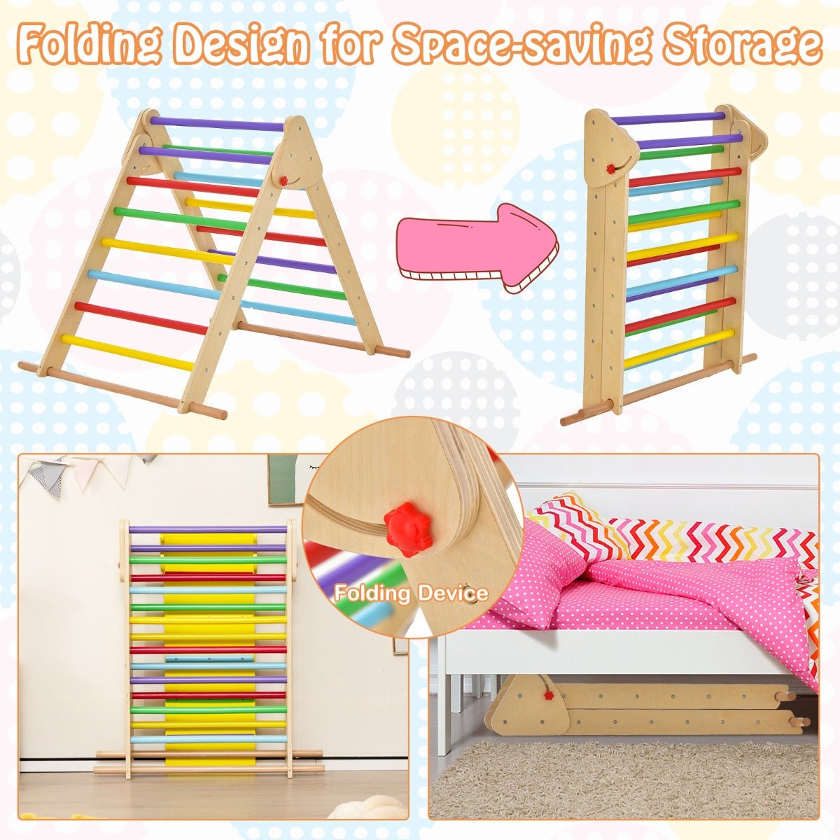 Foldable Climbing Triangle: Play, Climb, Repeat