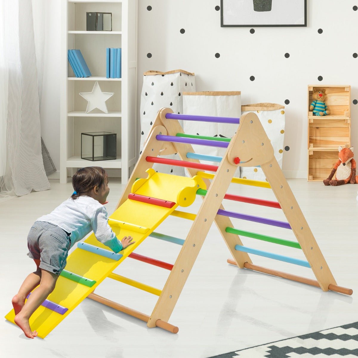 Climb to New Heights with Multi Colour Triangle