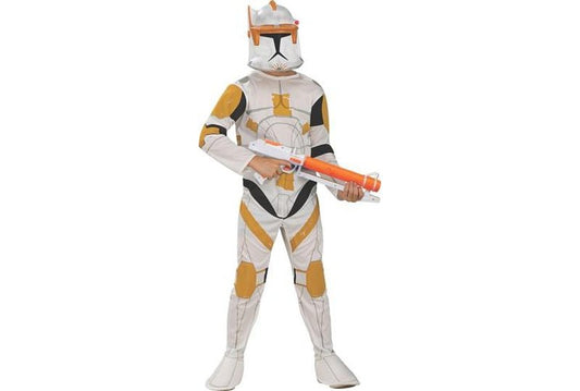 Official Star Wars Clone Trooper Cody kids costume for imaginative home playtime.