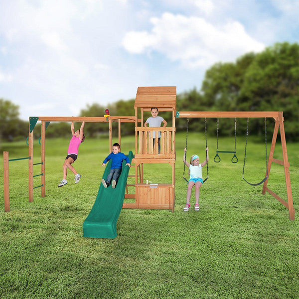 Shop Coburg Lake Play Centre with Green Slide: Outdoor Adventure Awaits