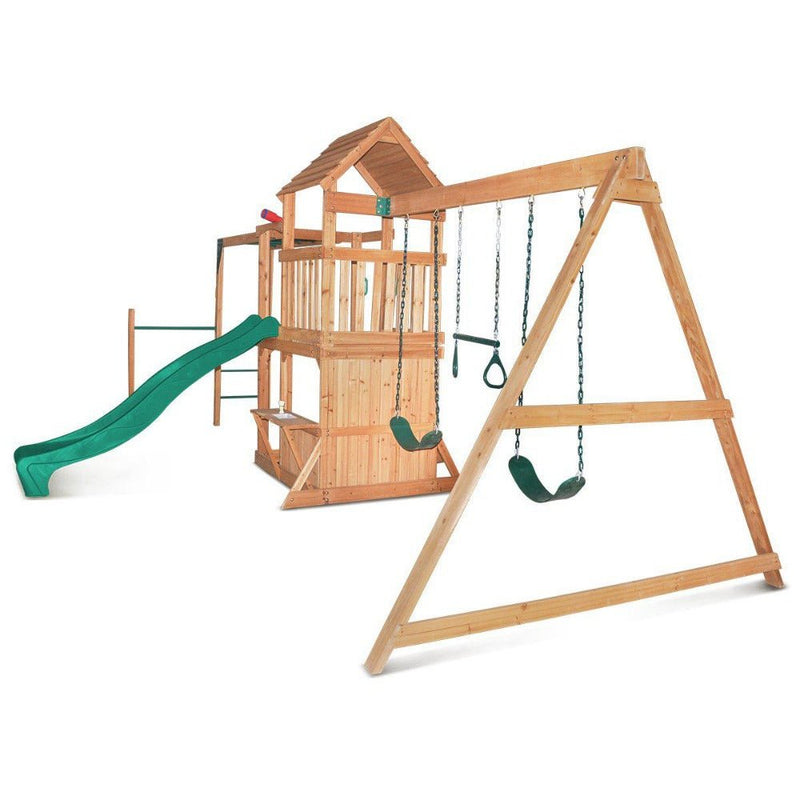 Coburg Lake Play Centre with Green Slide: Slide into Joyful Play