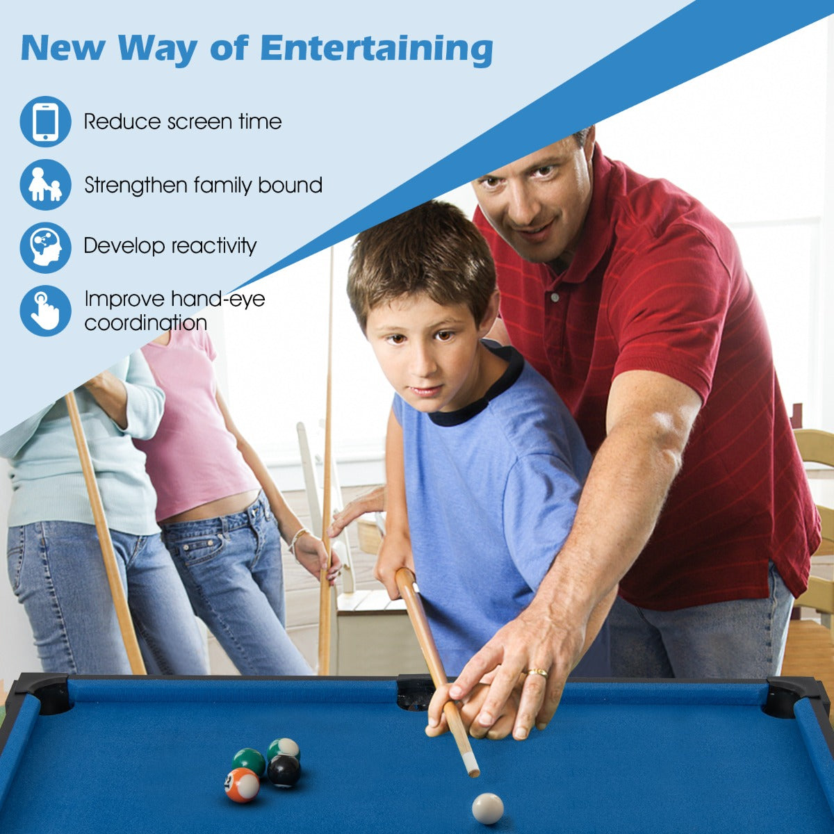 6 in 1 Multi-Game Table Set for versatile family entertainment with multiple game options.