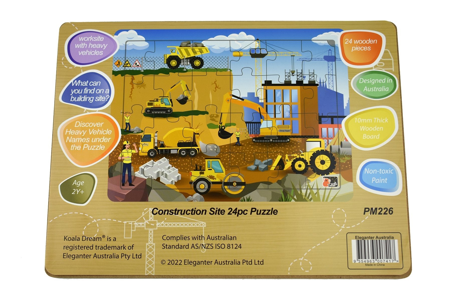 Learn and Play Construction Puzzle