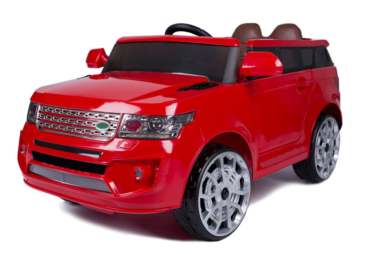 Red Coopa Electric Ride On Car for kids, ideal for fun and safe home play.