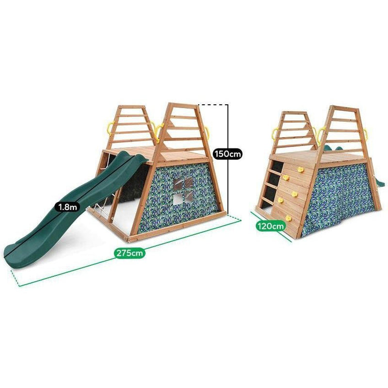 Cooper Climbing Frame with 1.8m Slide: Outdoor Playtime Joy