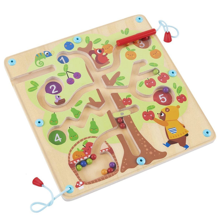 Counting Fruit Ball Maze Tree by Tooky Toy – Kids Mega Mart