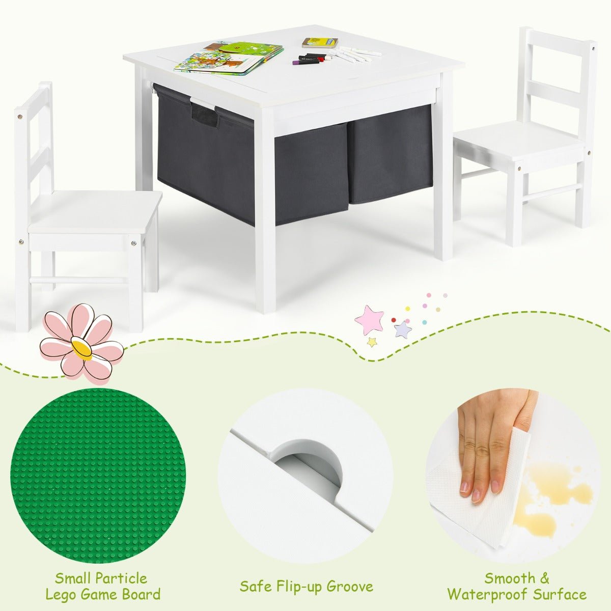Storage Equipped Play Table