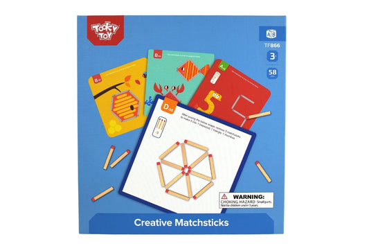 Colorful matchstick puzzle game for kids creative play and problem-solving. Perfect for home learning.