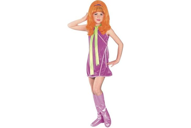 Kids Deluxe Scooby Doo Daphne Costume - Official Licensed, perfect for imaginative playtime.