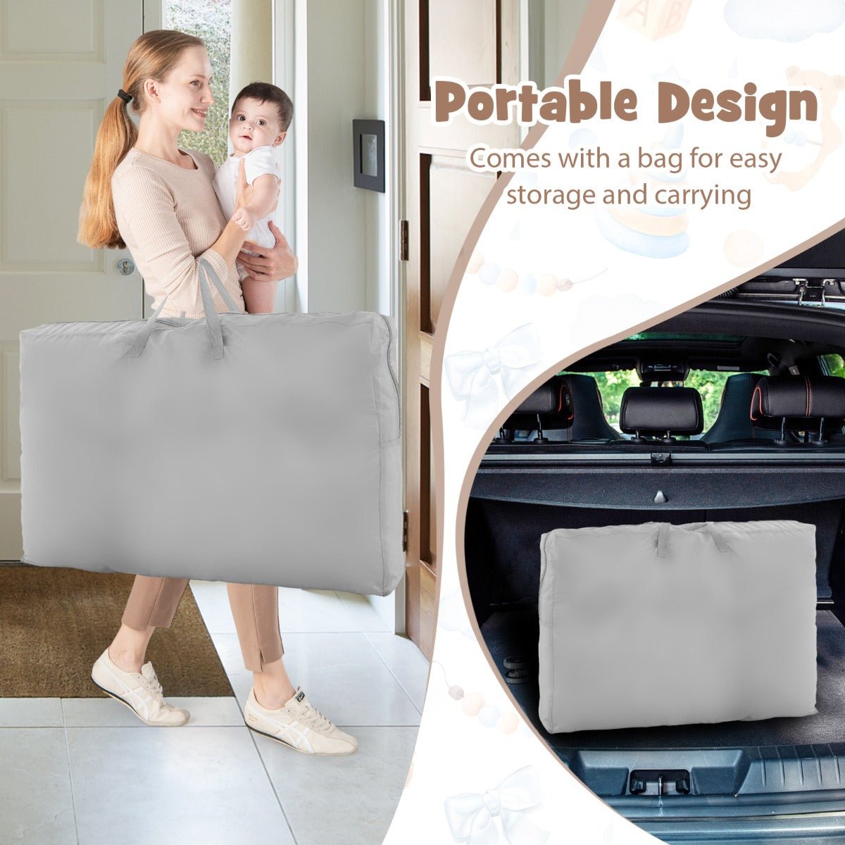 Secure Bedside Cot for Newborns