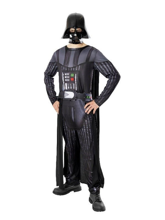 Officially licensed Darth Vader adult costume for Star Wars fans, perfect for costume parties.