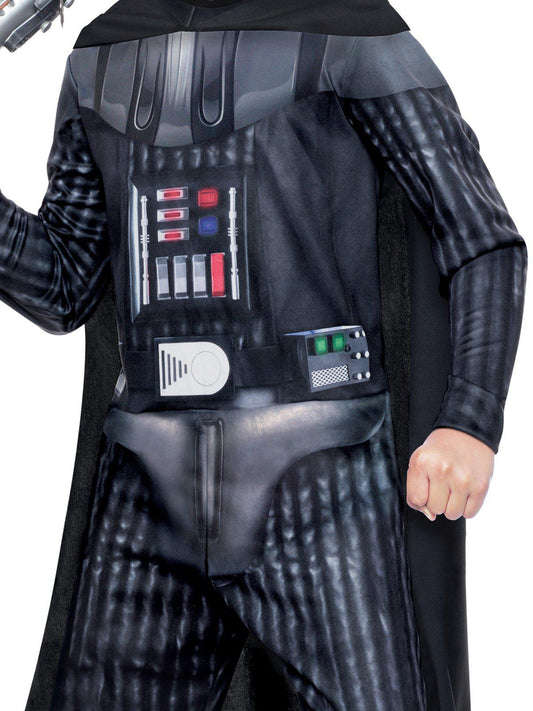 Darth Vader kids costume with cape and mask for fun home playtime