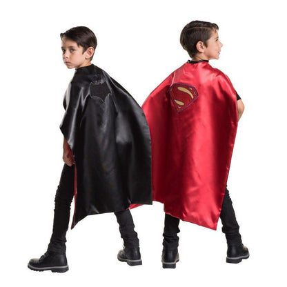 DC Comics Batman Superman Reversible Cape | Fun superhero costume for kids at home.