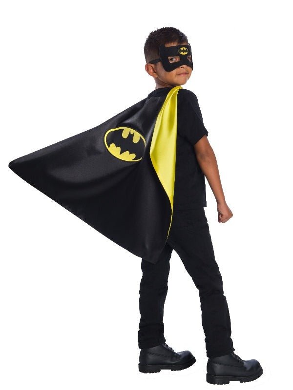 Kids Batman costume cape and mask set for imaginative play at home | DC Comics