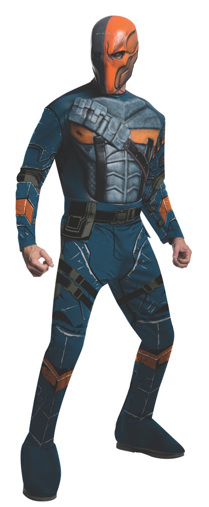 DC Comics Deathstroke Adult Costume, ideal for kids superhero dress-up play at home.