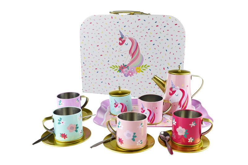 Charming Unicorn Tea Set for Pretend Play